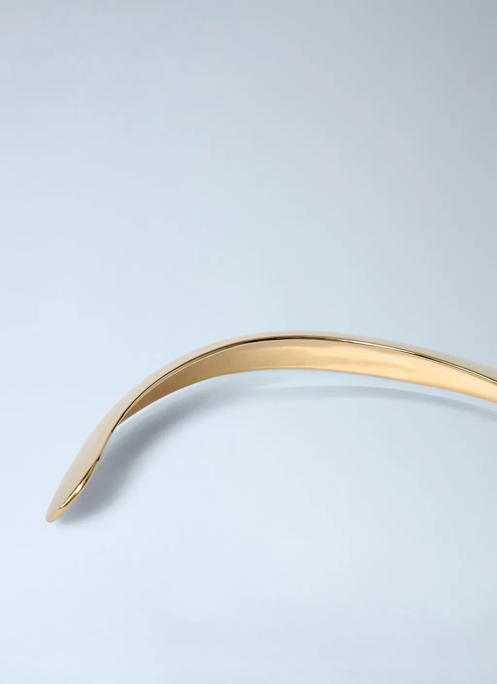 Polished Metal Cuff Bracelet