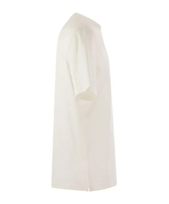 Brunello Cucinelli Logo Printed Crewneck T-Shirt