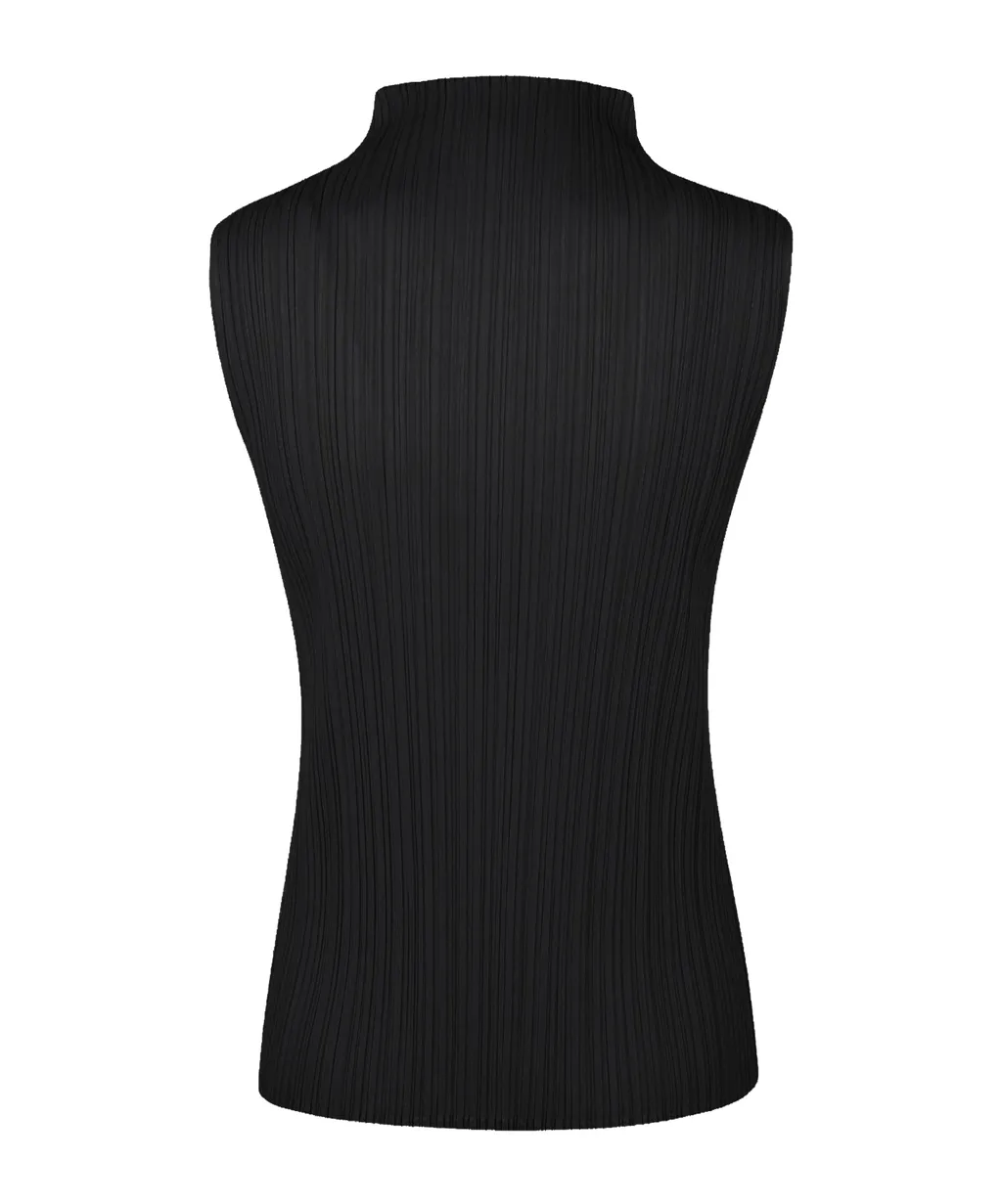 Pleats Please Issey Miyake Pleated Sleeveless Top