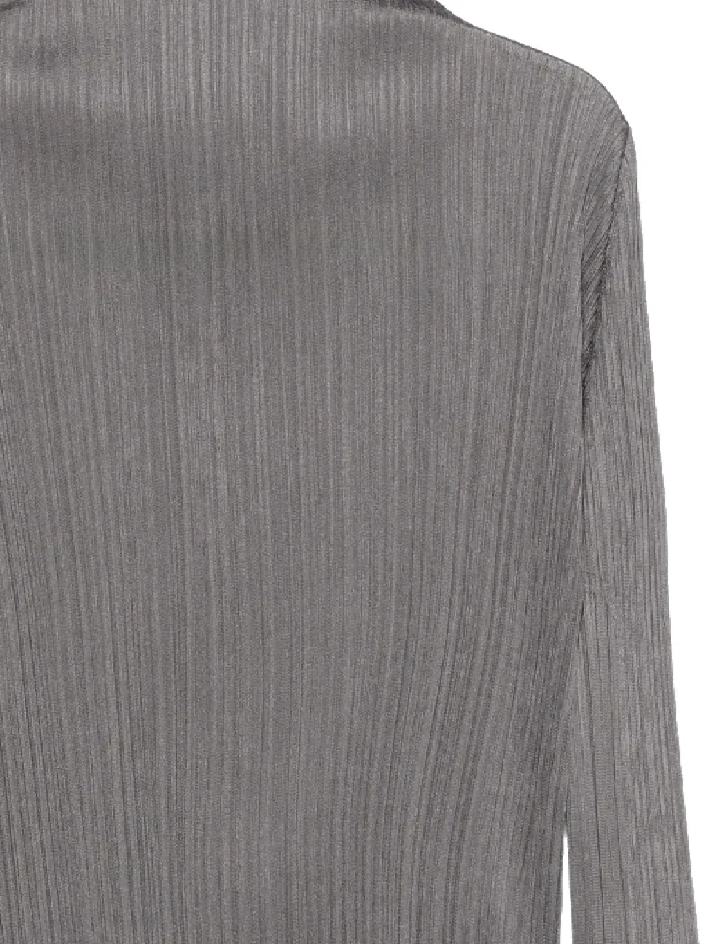 Pleats Please Issey Miyake Mock Neck Long-Sleeved Top