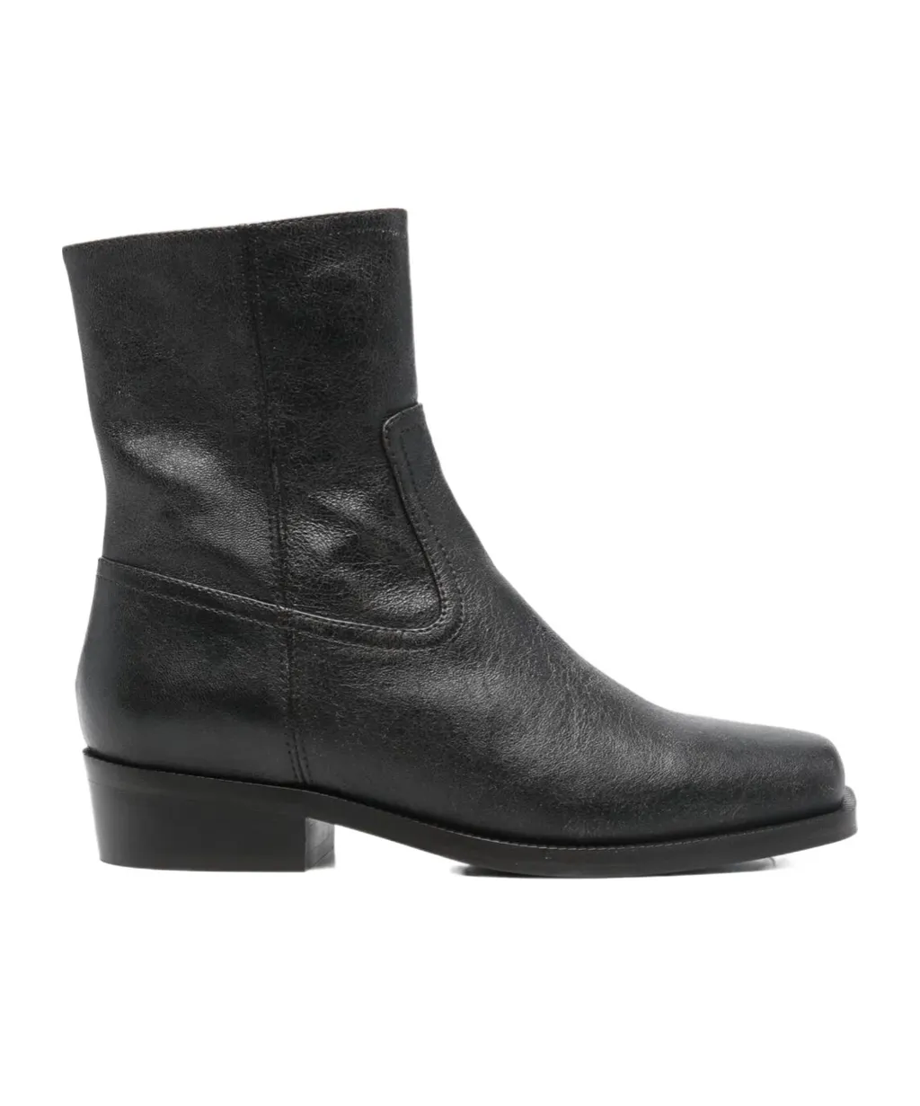 30Mm Leather Boots
