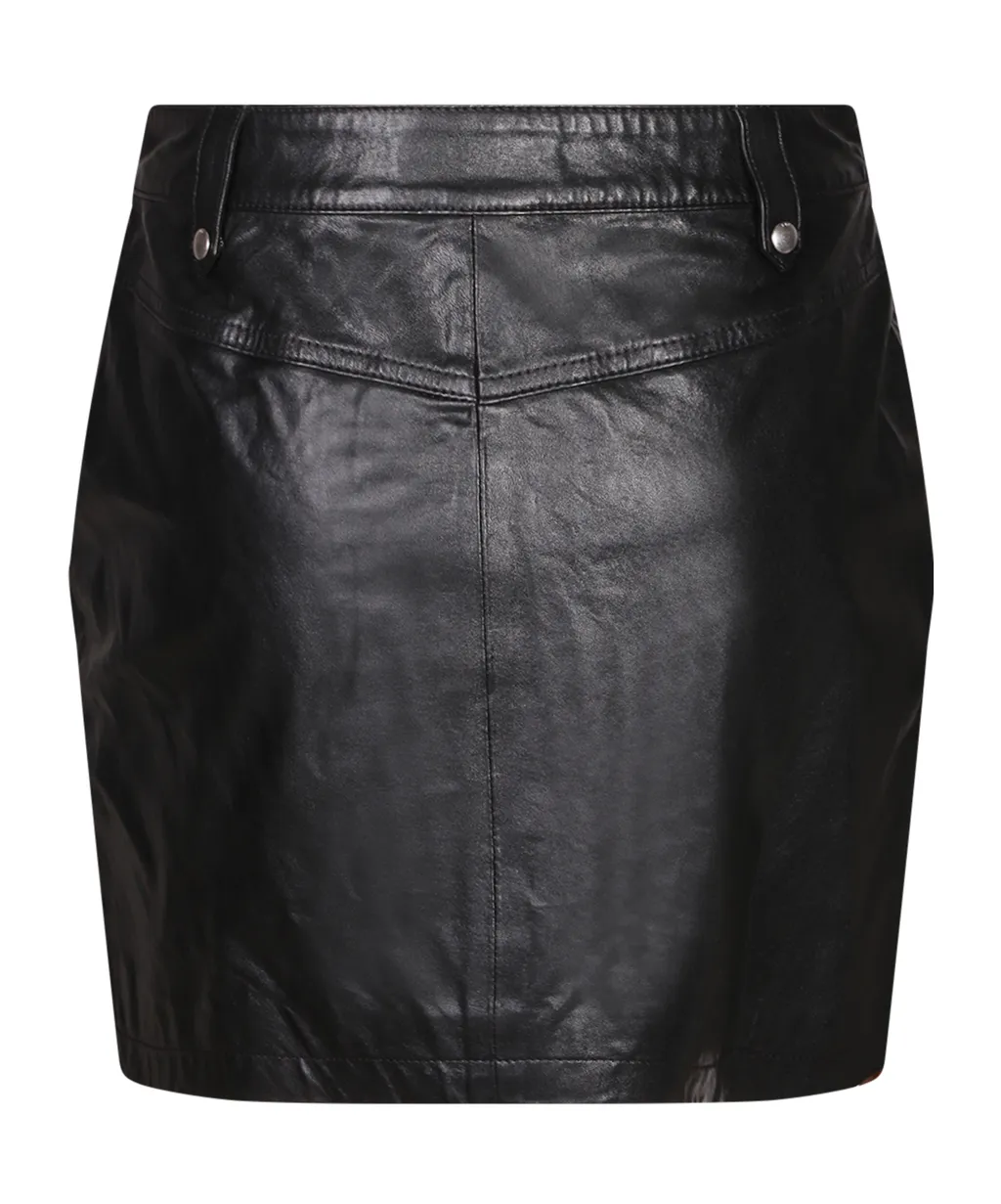 Iro Zip-Up Mini Skirt