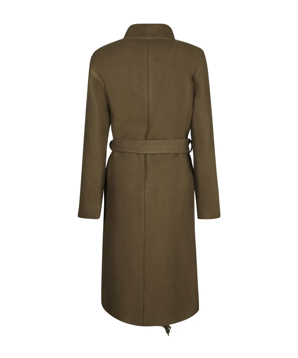Iro Nicky Fringed Belted Coat