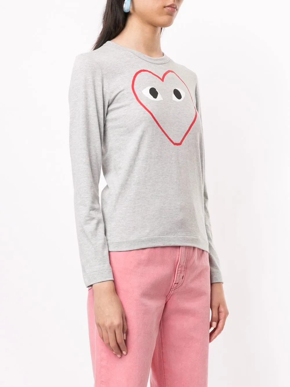 Logo-Print Crew Neck Top