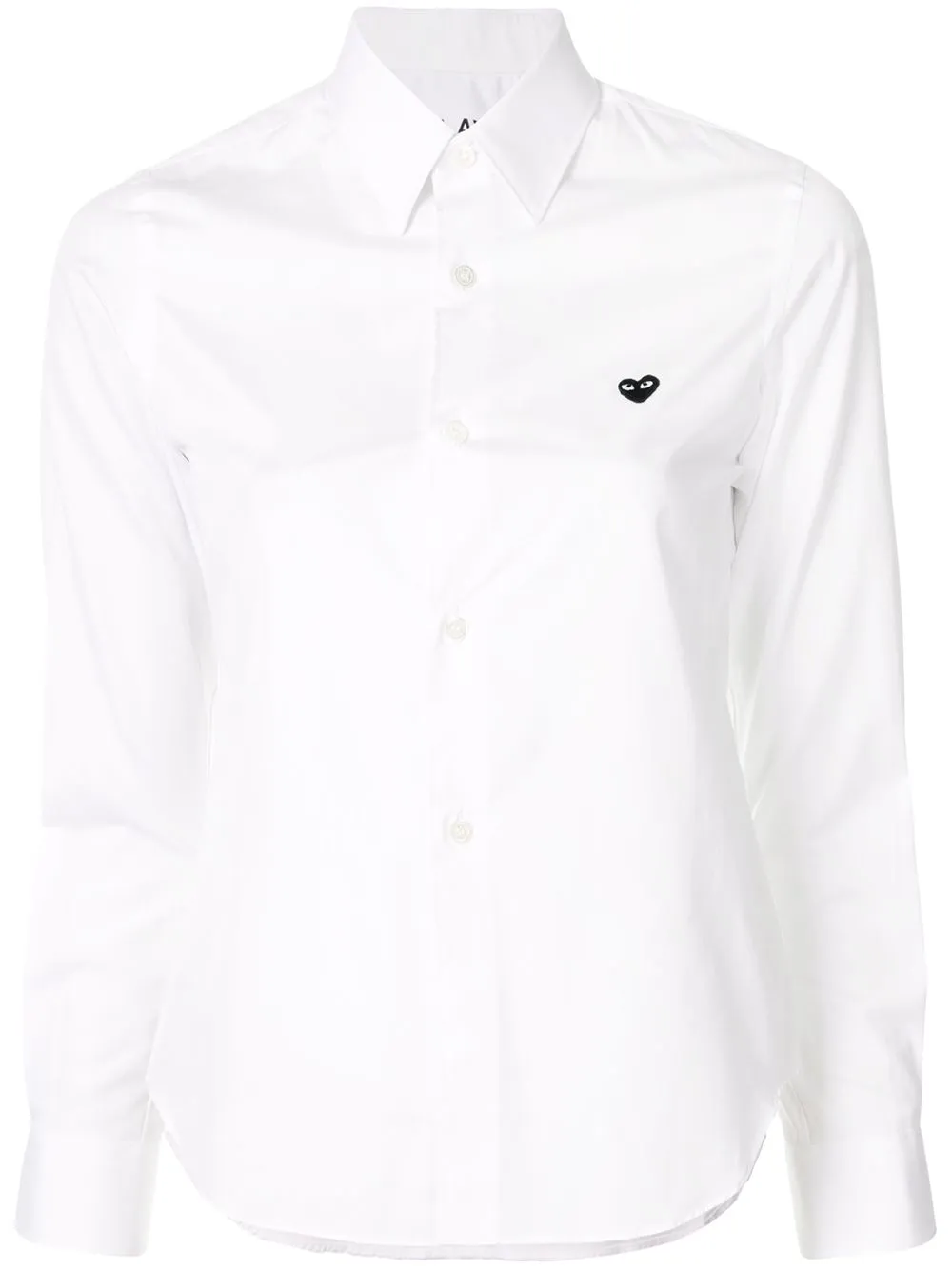 Logo Embroidered Plain Shirt