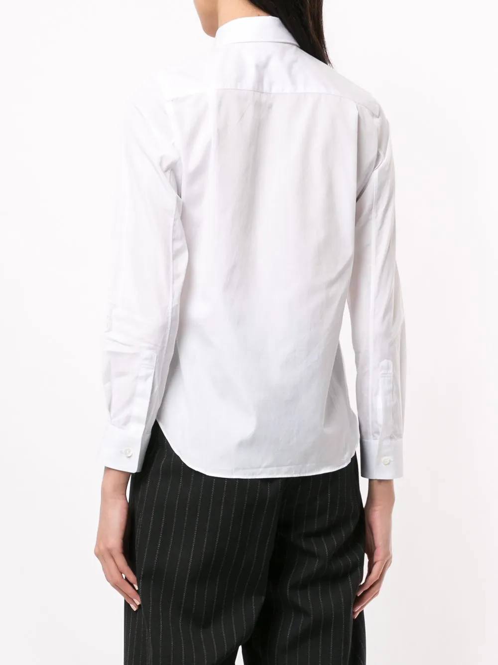 Logo Embroidered Plain Shirt