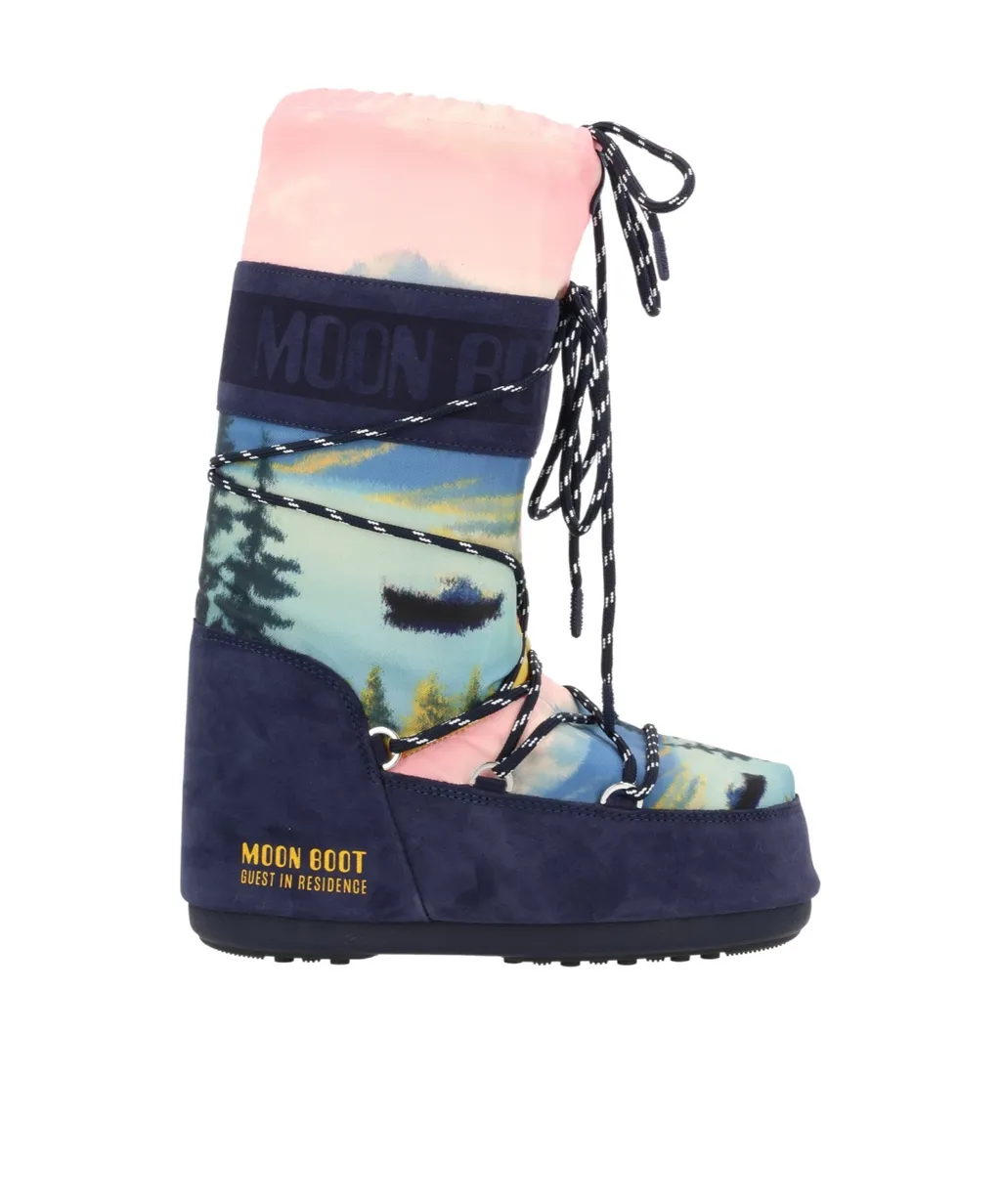 Moon Boot Lace-Up Snow Boots