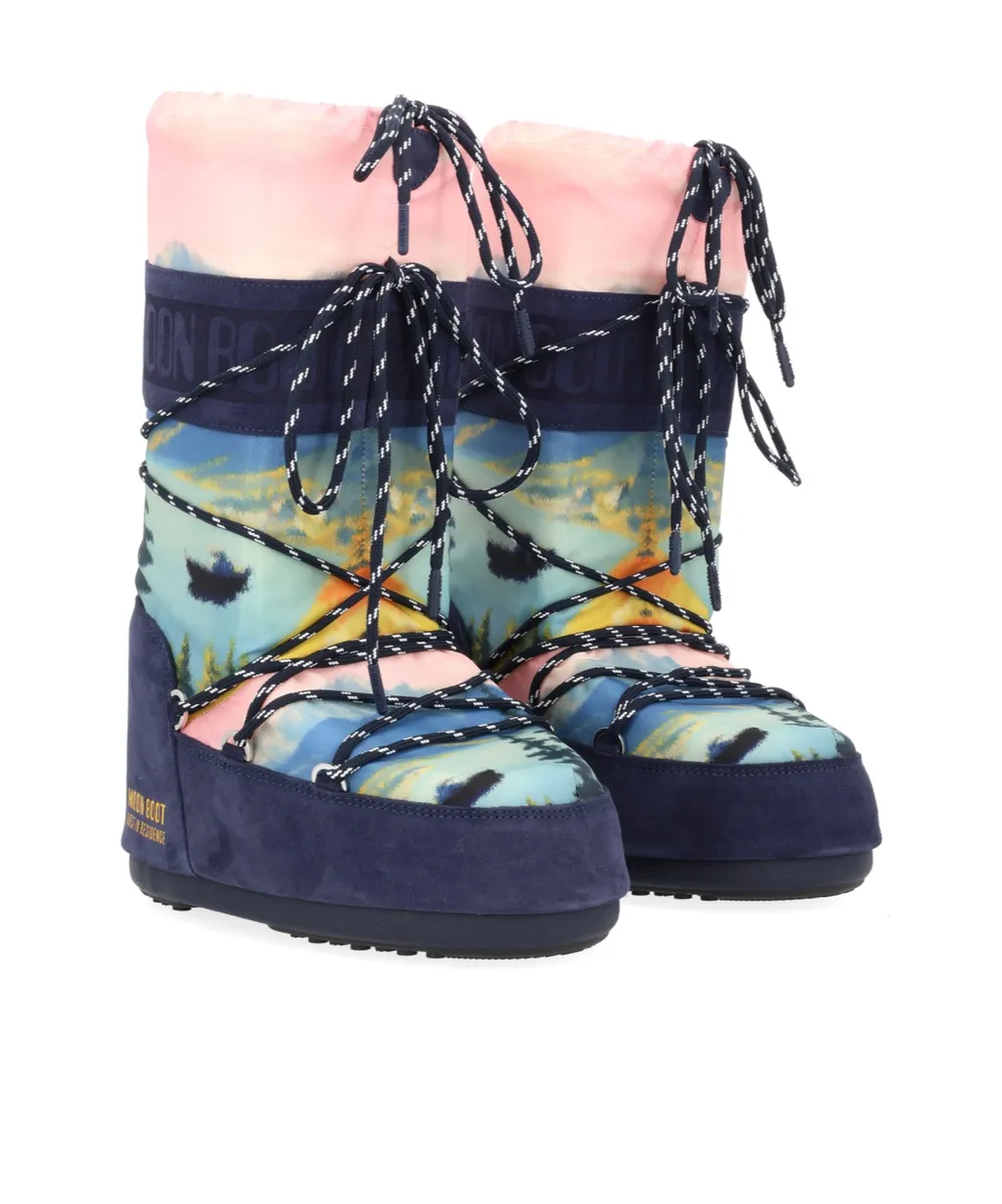 Moon Boot Lace-Up Snow Boots
