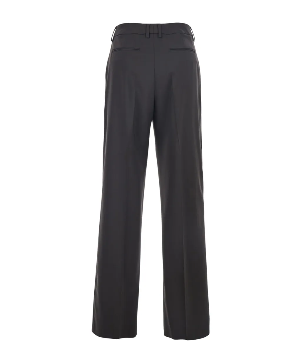 Pt Torino High-Waist Wool Pants
