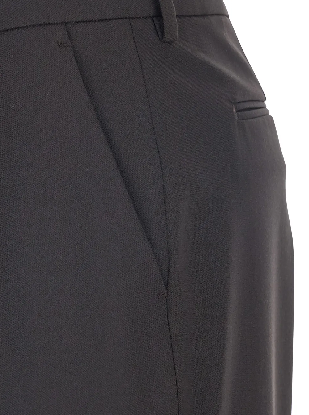 Pt Torino High-Waist Wool Pants