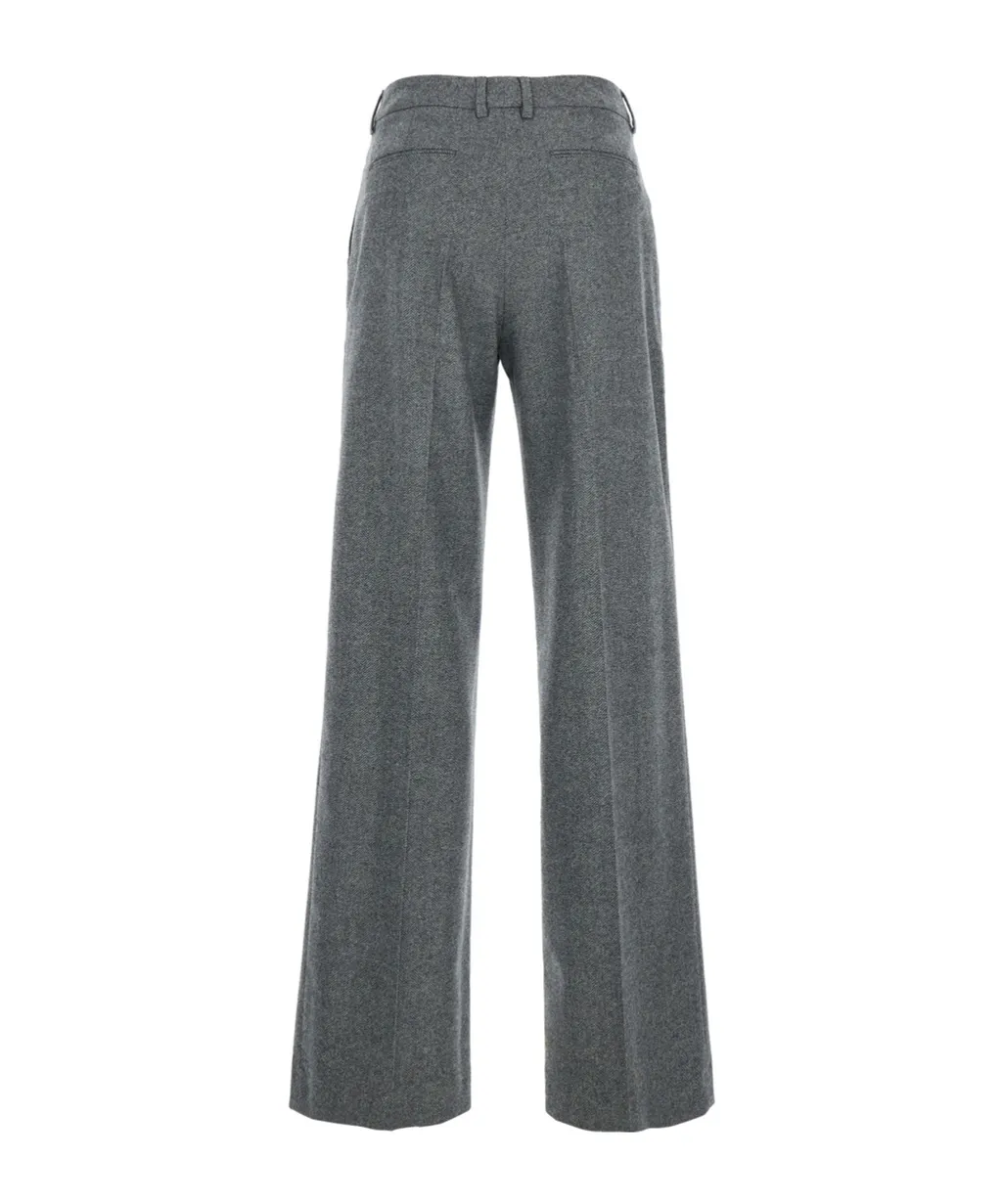 Pt Torino High-Waist Pleated Pants