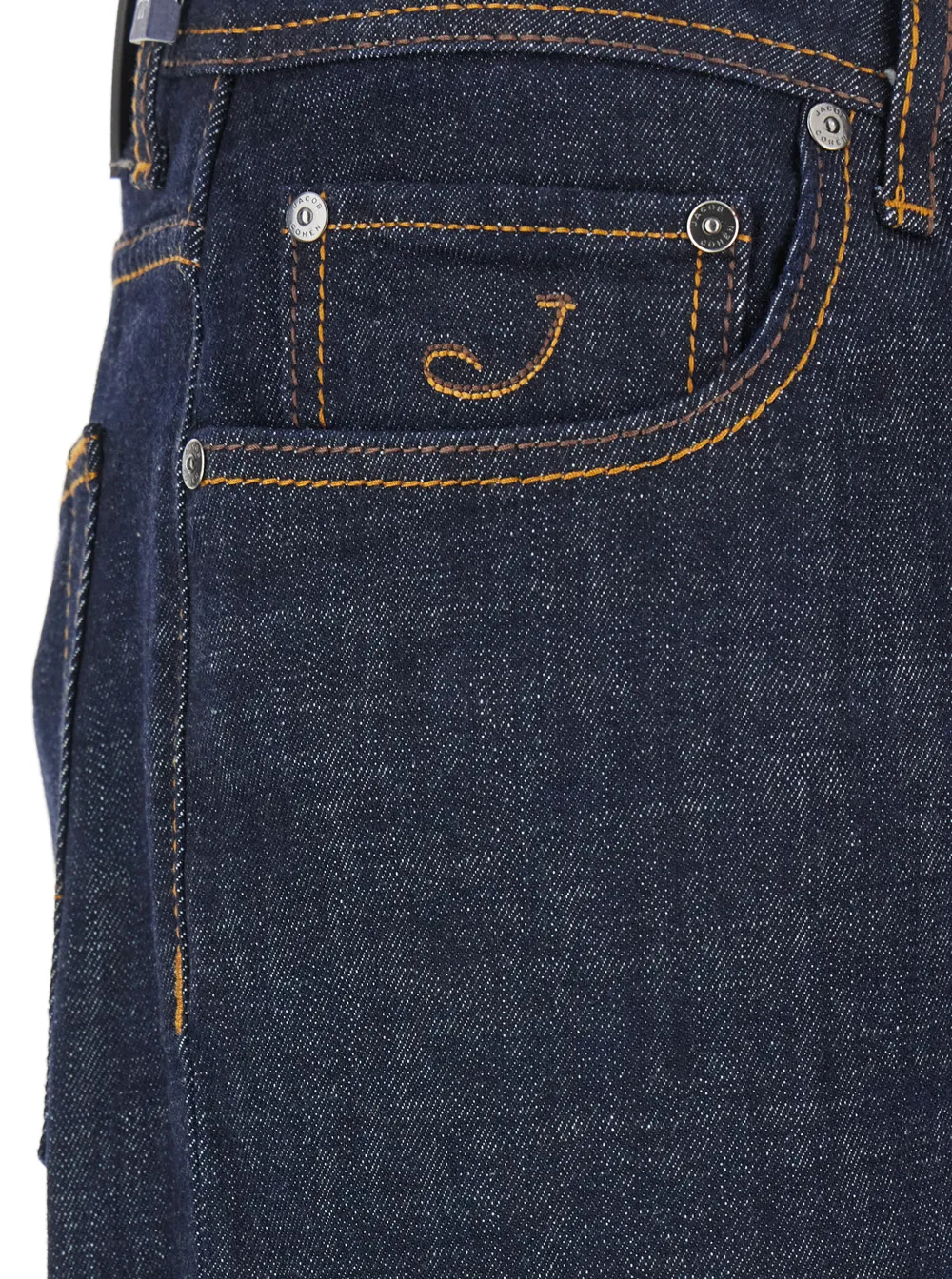 Jacob Cohen Logo Patch Slim Fit Jeans