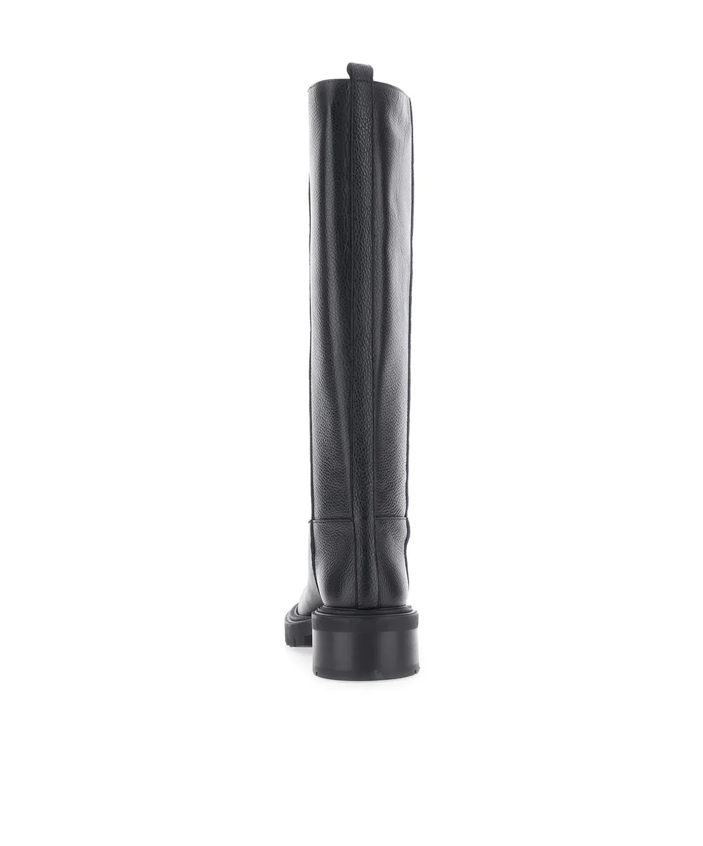 Round-Toed Knee-High Boots