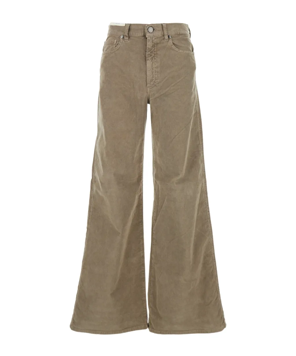 Casual Pants With Belt Loops