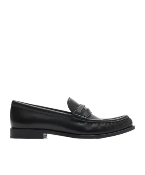 Burberry Cadet Gathered Slip-On Loafers