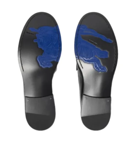 Burberry Cadet Gathered Slip-On Loafers