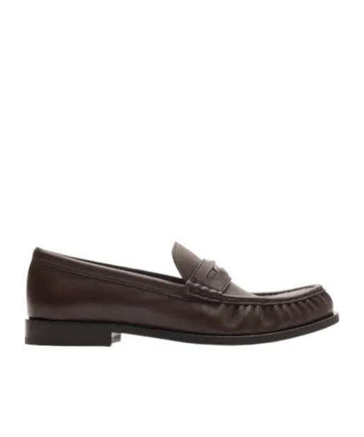 Burberry Leather Penny Loafers