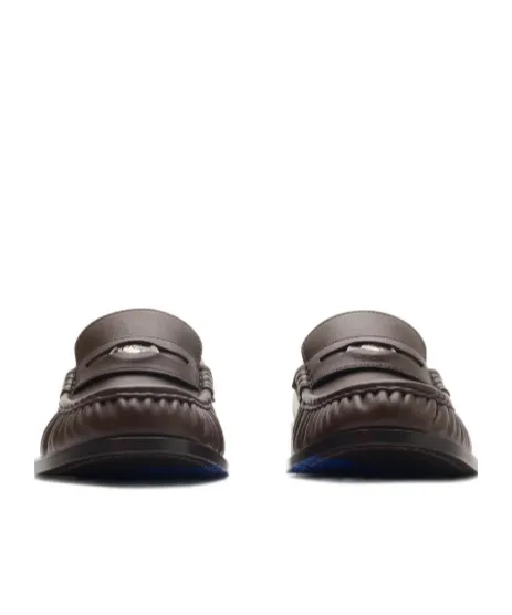 Burberry Leather Penny Loafers