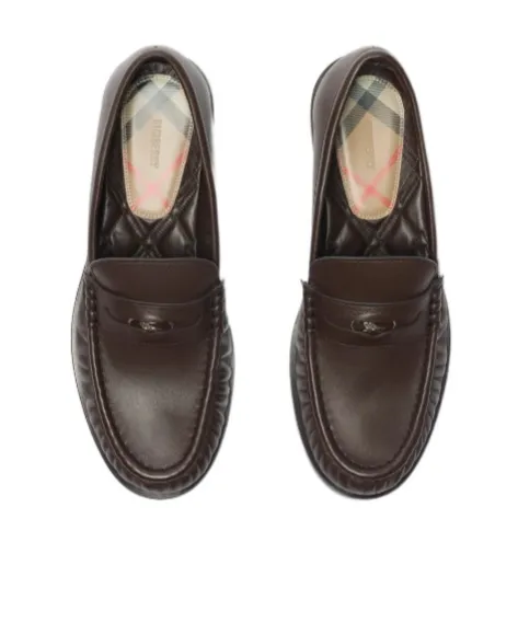 Burberry Leather Penny Loafers