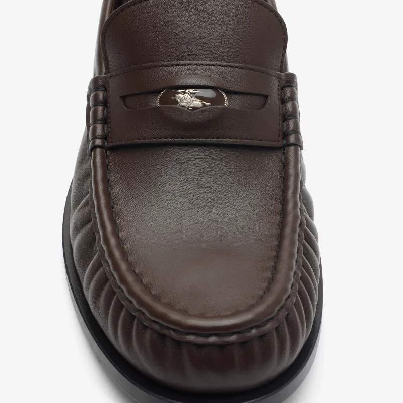 Burberry Leather Penny Loafers