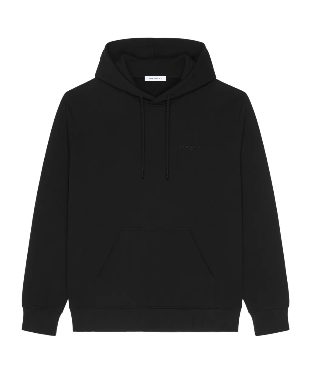 Givenchy Couture Seam Regular Fit Drawstring Hoodie
