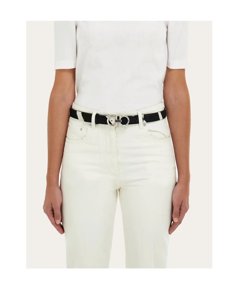 Ferragamo Adjustable Gancini Belt