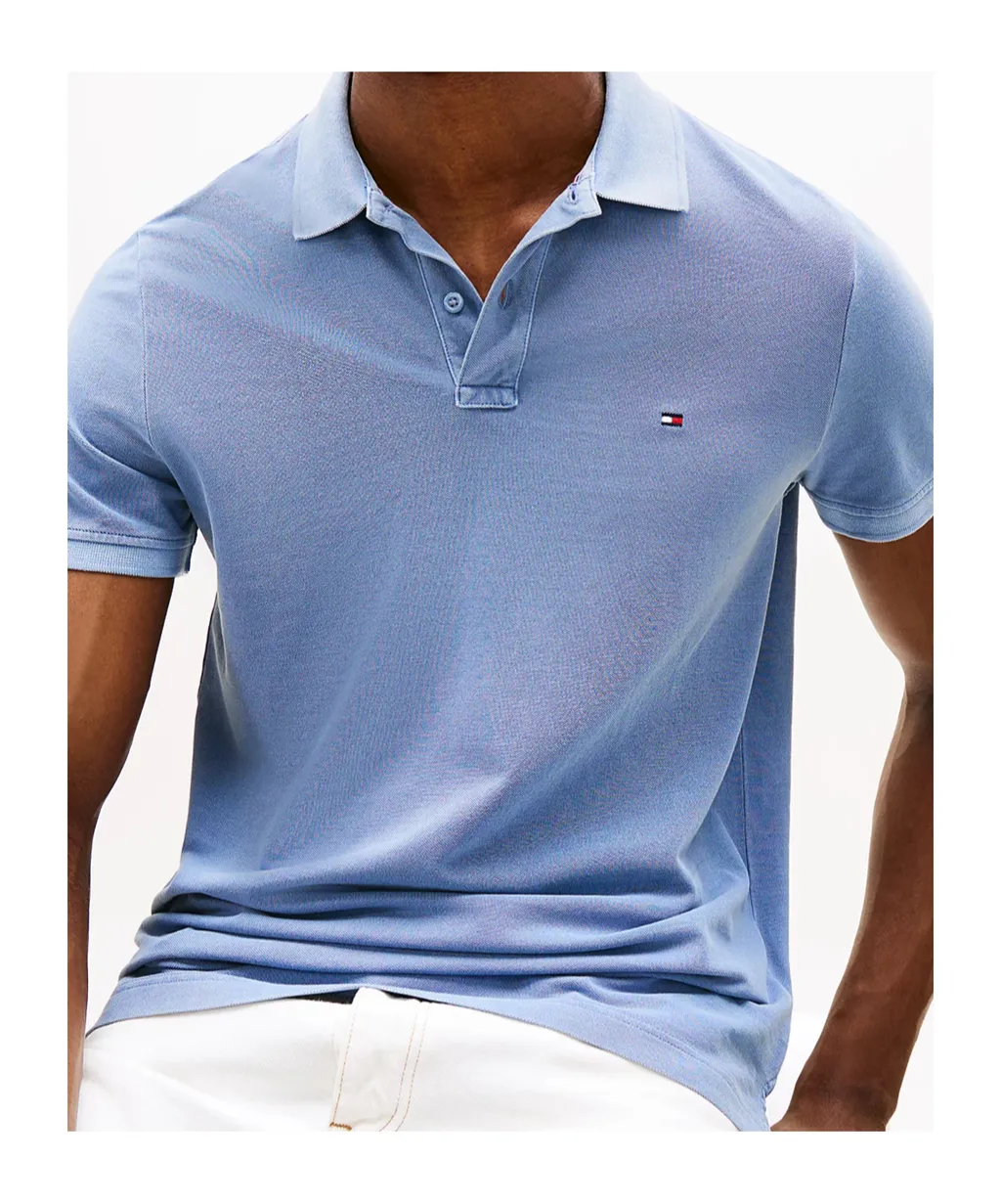 Regular Fit Flag Embroidery Polo Shirt