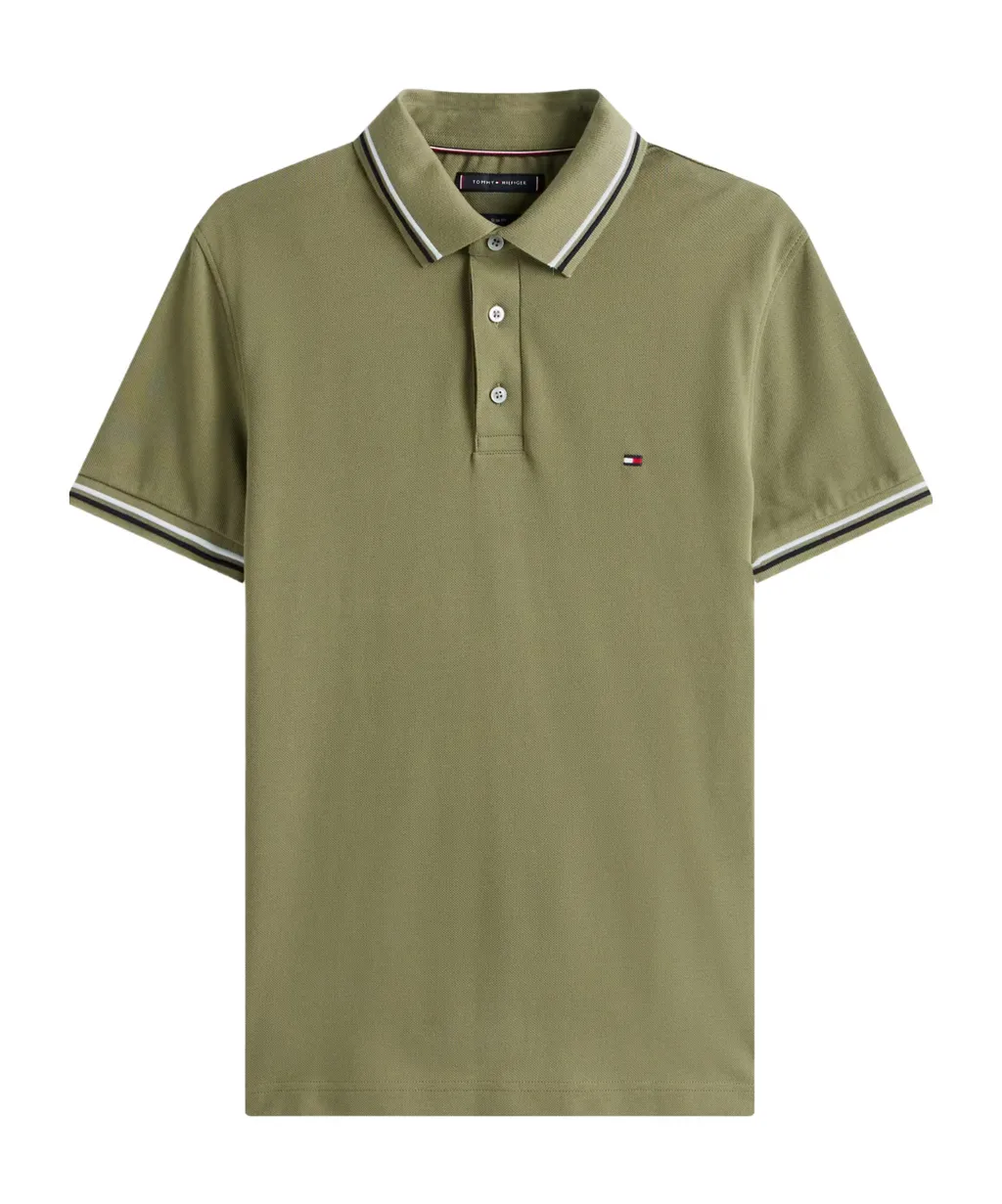 Slim Tipped Polo Shirt