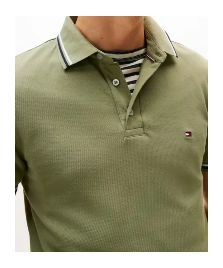 Slim Tipped Polo Shirt