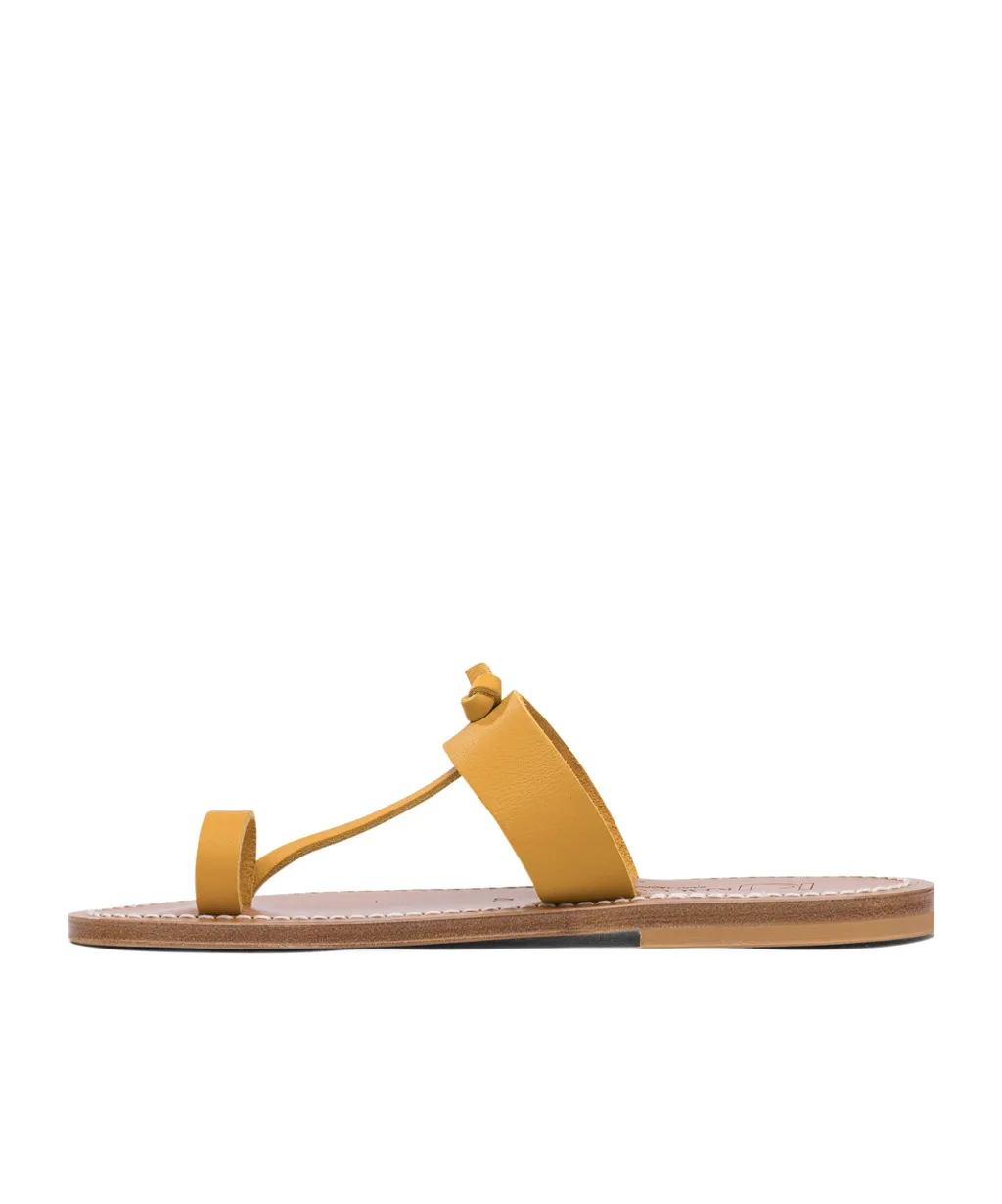 Knot-Detail Thong-Toe Sandals