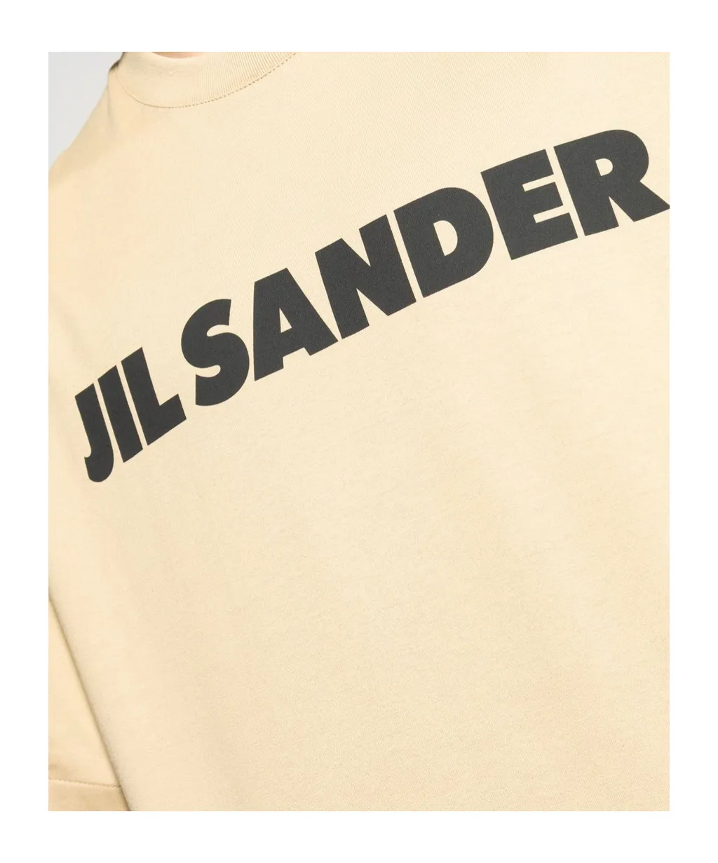 Jil Sander Logo Printed Crewneck T-Shirt