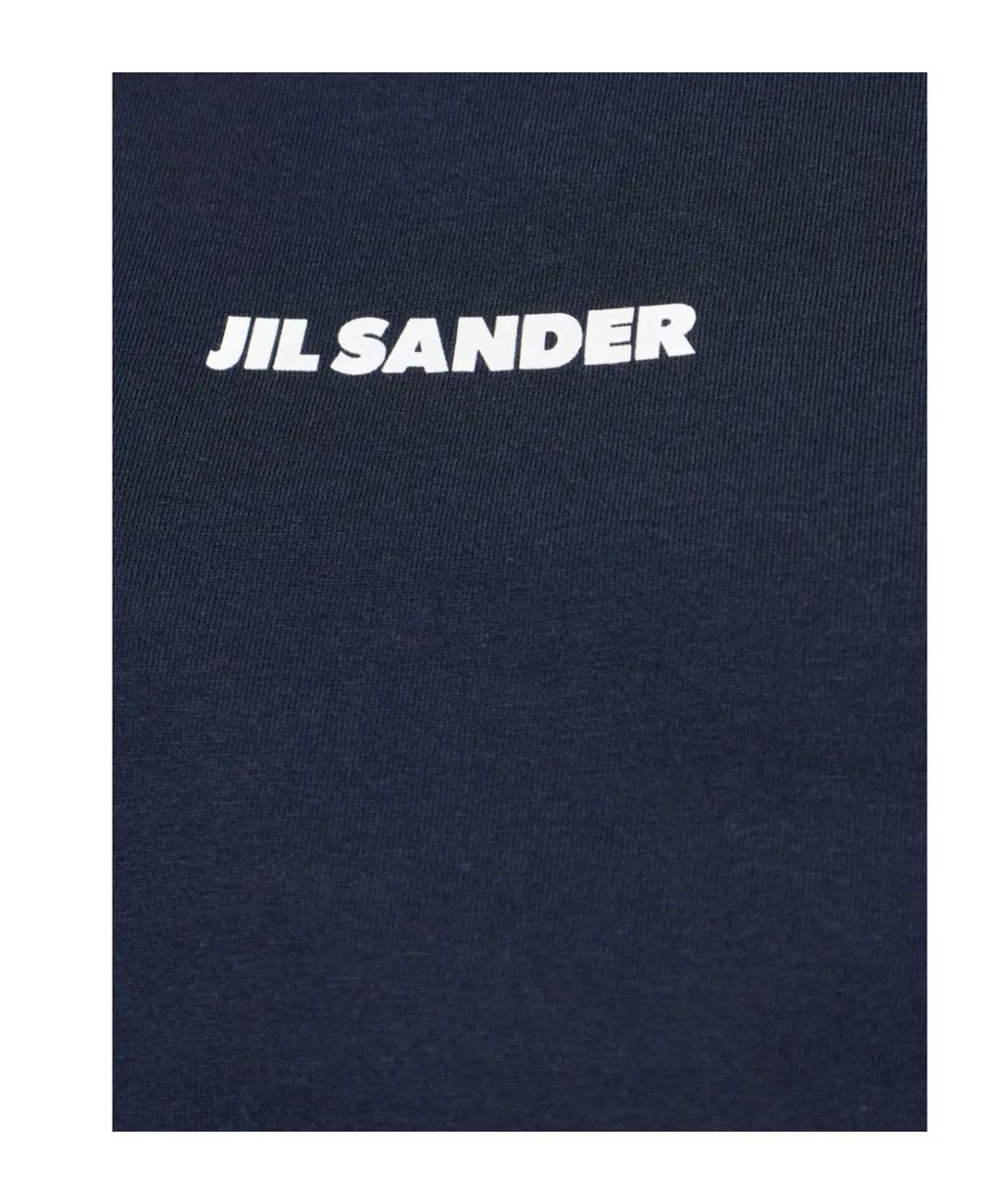 Jil Sander Logo Printed Crewneck T-Shirt