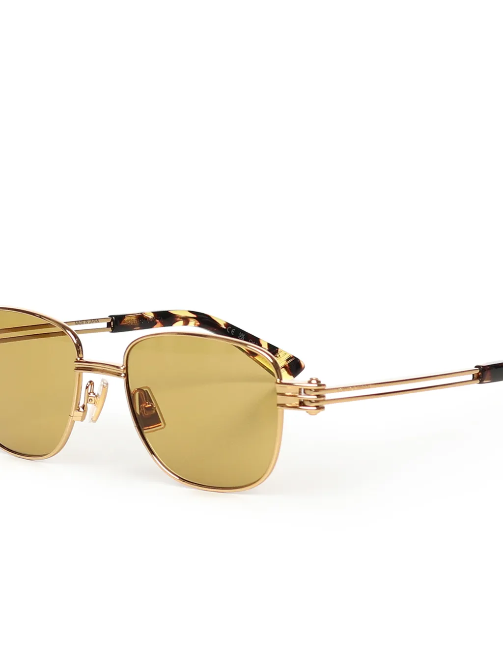 Bottega Veneta Eyewear Rectangle Frame Sunglasses