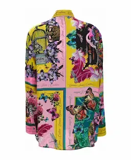 Versace Jeans Couture Pattern-Printed Long-Sleeved Shirt