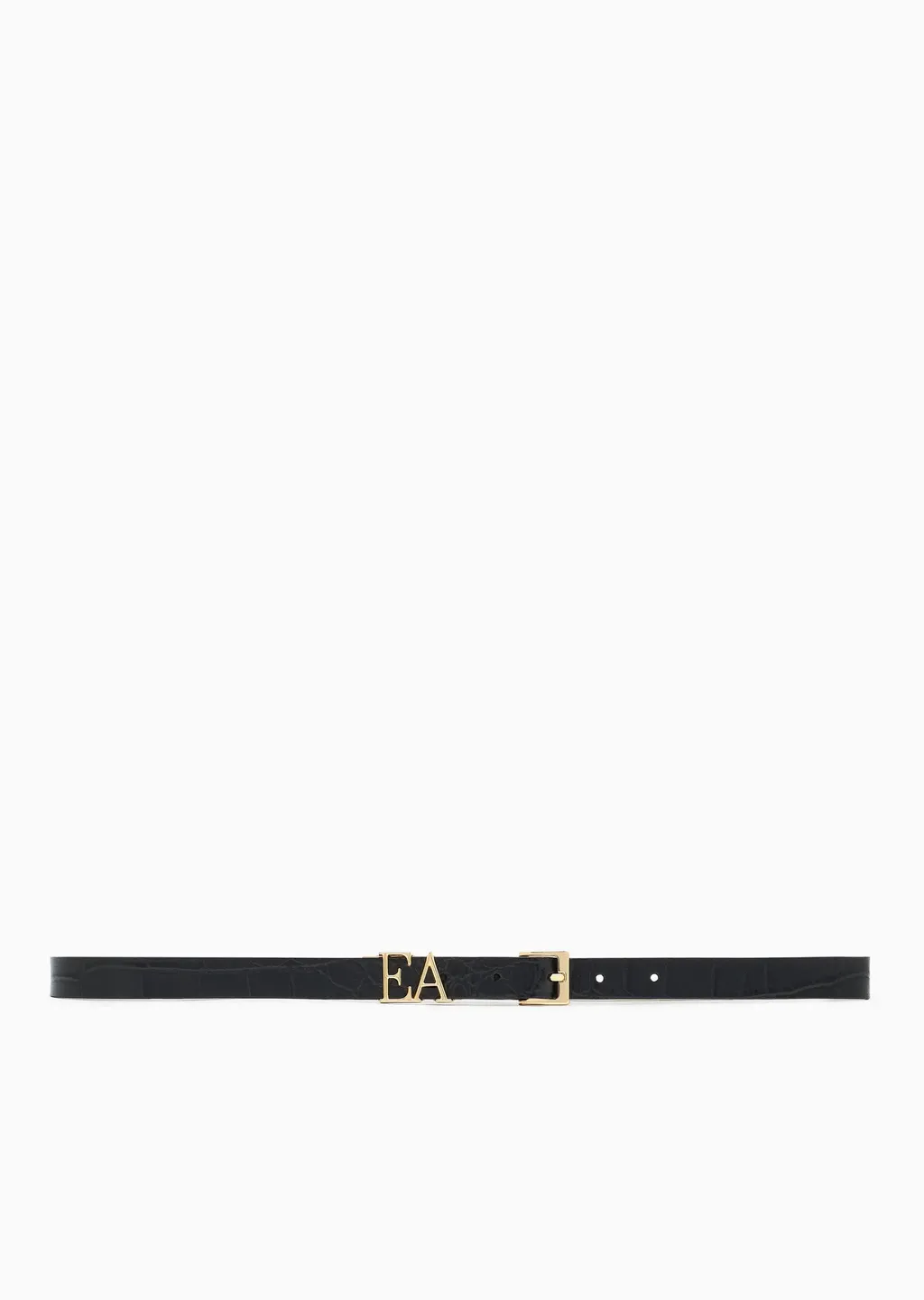 Hollowed-Out Logo Buckle Pin For Belt