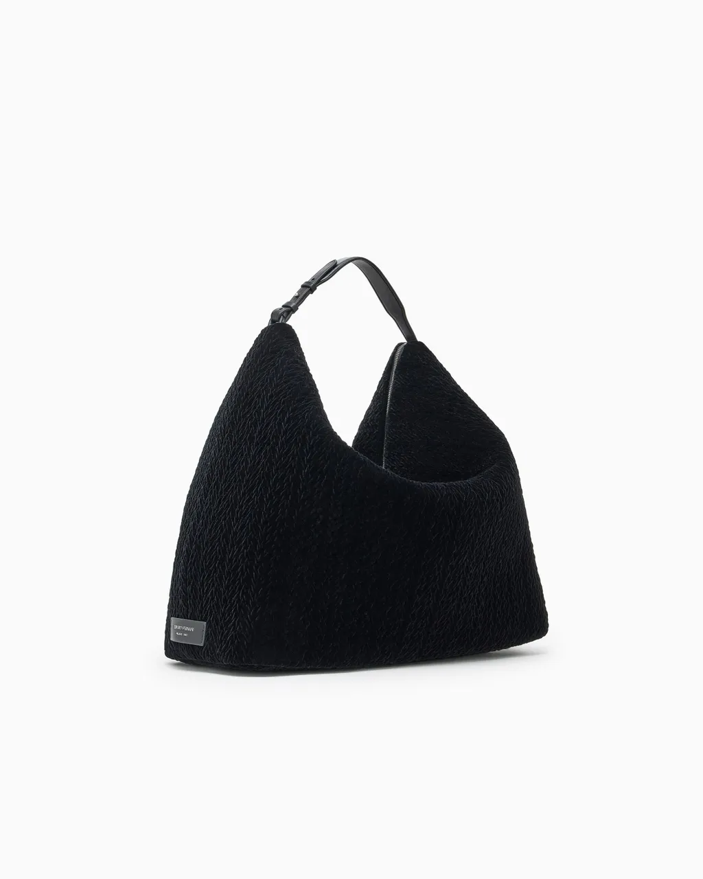 Quilted Velvet Oversized Hobo Bag