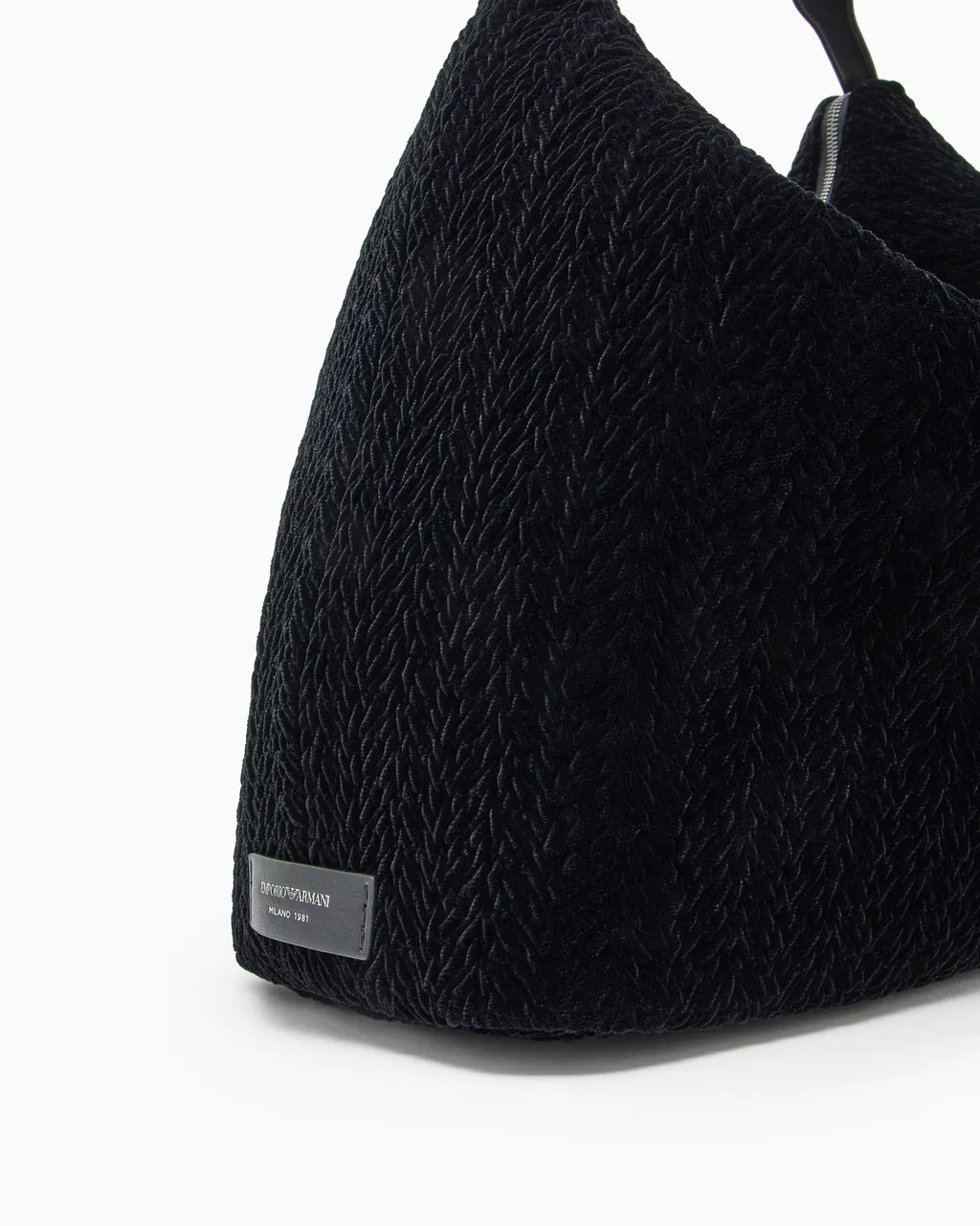 Quilted Velvet Oversized Hobo Bag