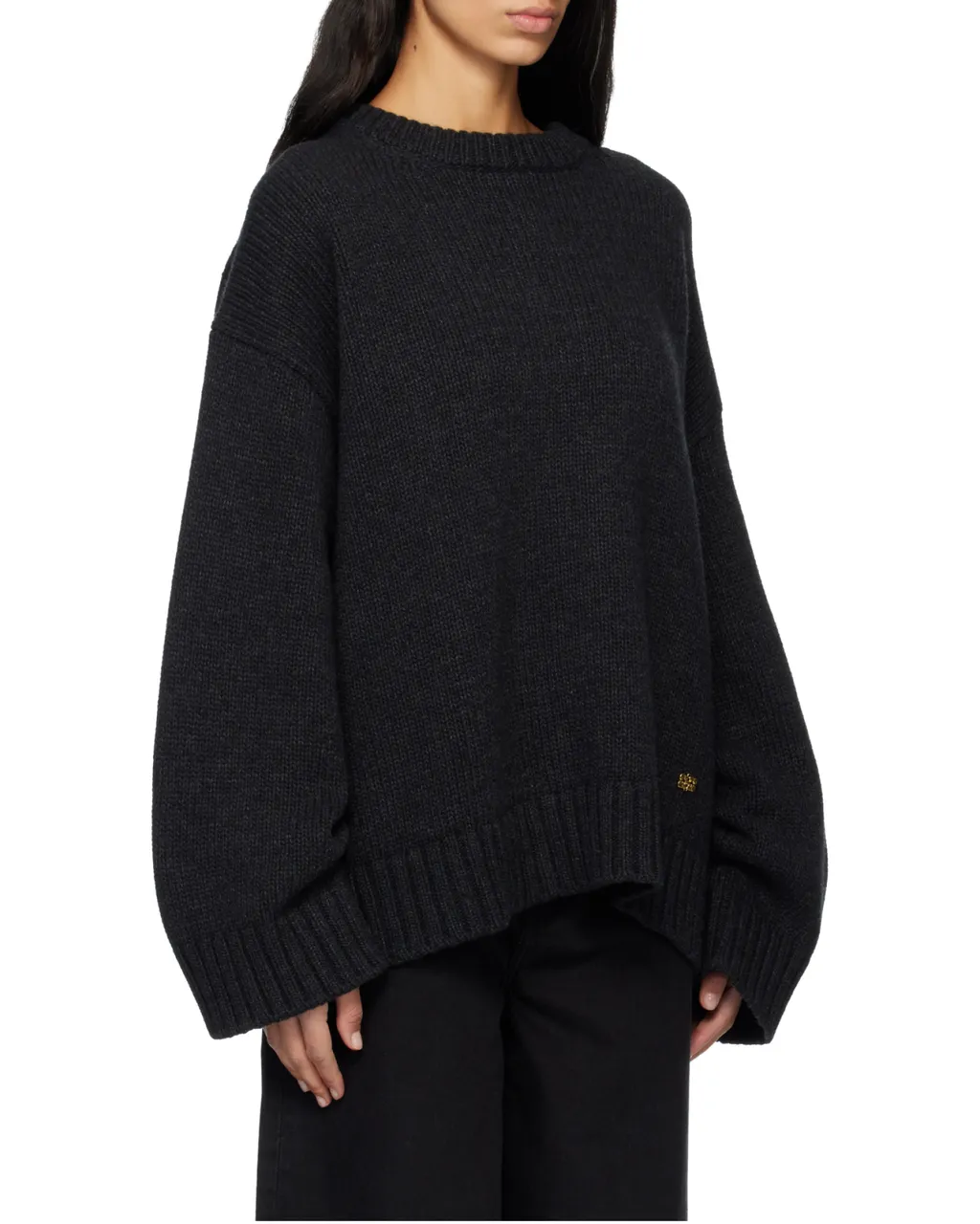Dark Grey Wool Mix Jumper