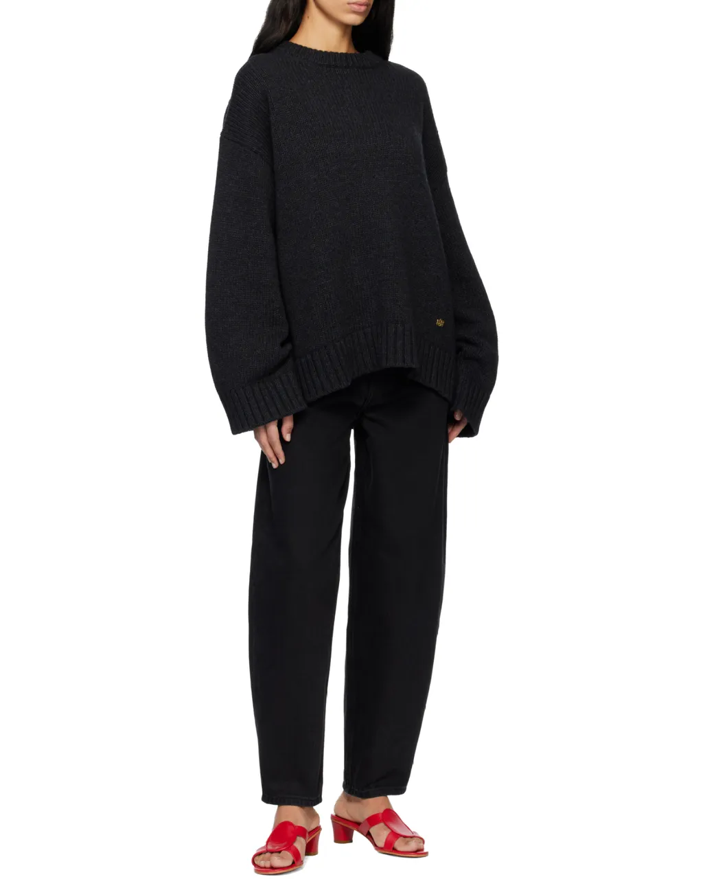 Dark Grey Wool Mix Jumper