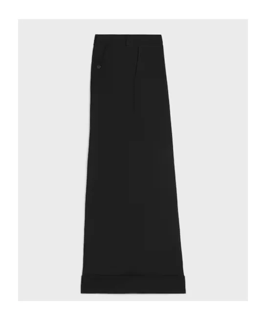 Docks Trousers In Wool Gabardine