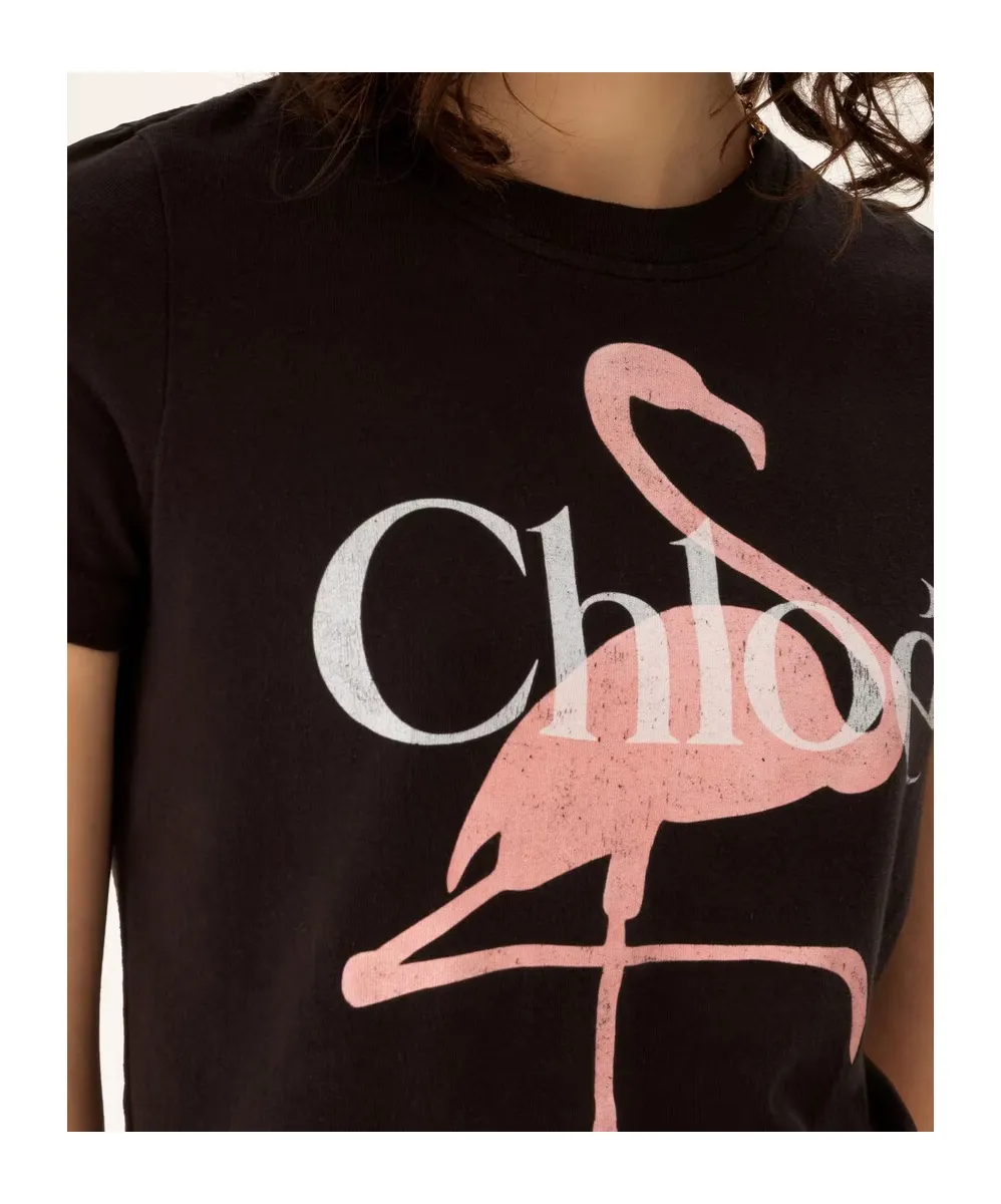 Chloé Graphic Printed Crewneck T-Shirt
