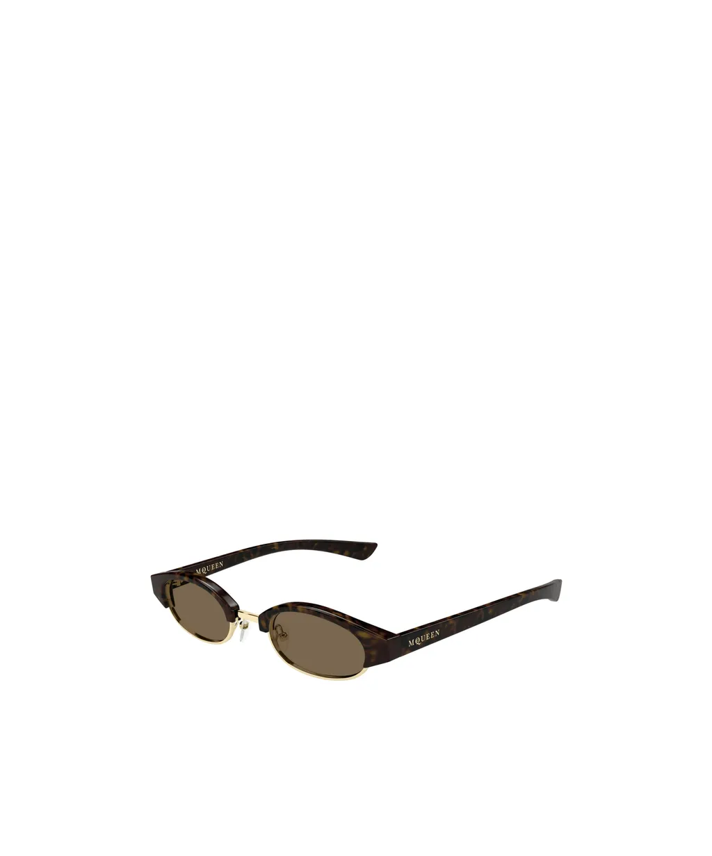Alexander Mcqueen Eyewear Oval Frame Sunglasses
