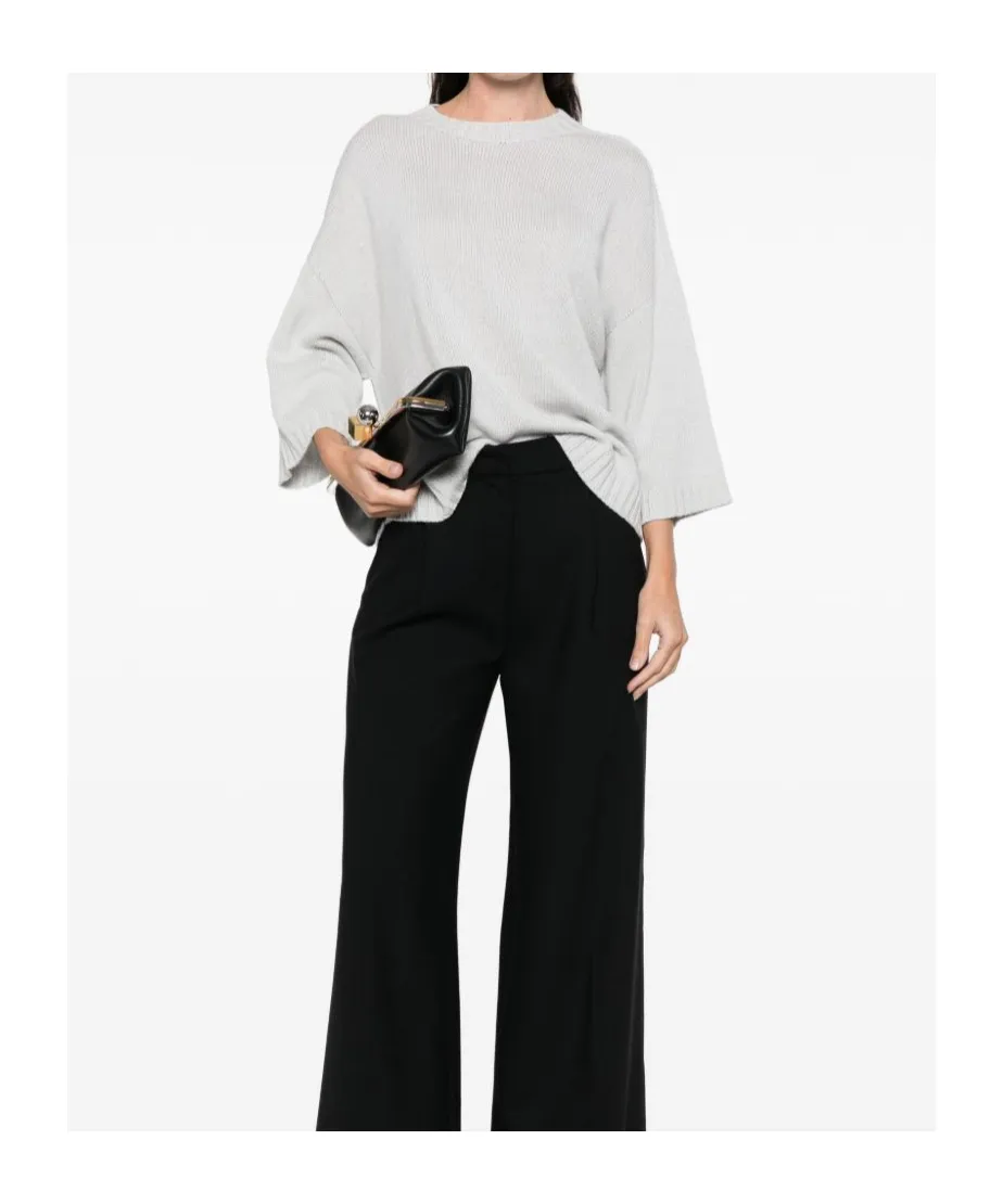Fabiana Filippi Lurex Platinum T-Shirt
