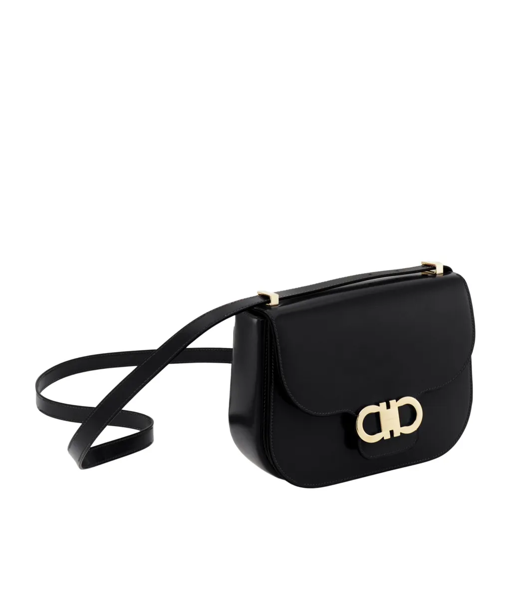 Gancini Flap Crossbody Bag
