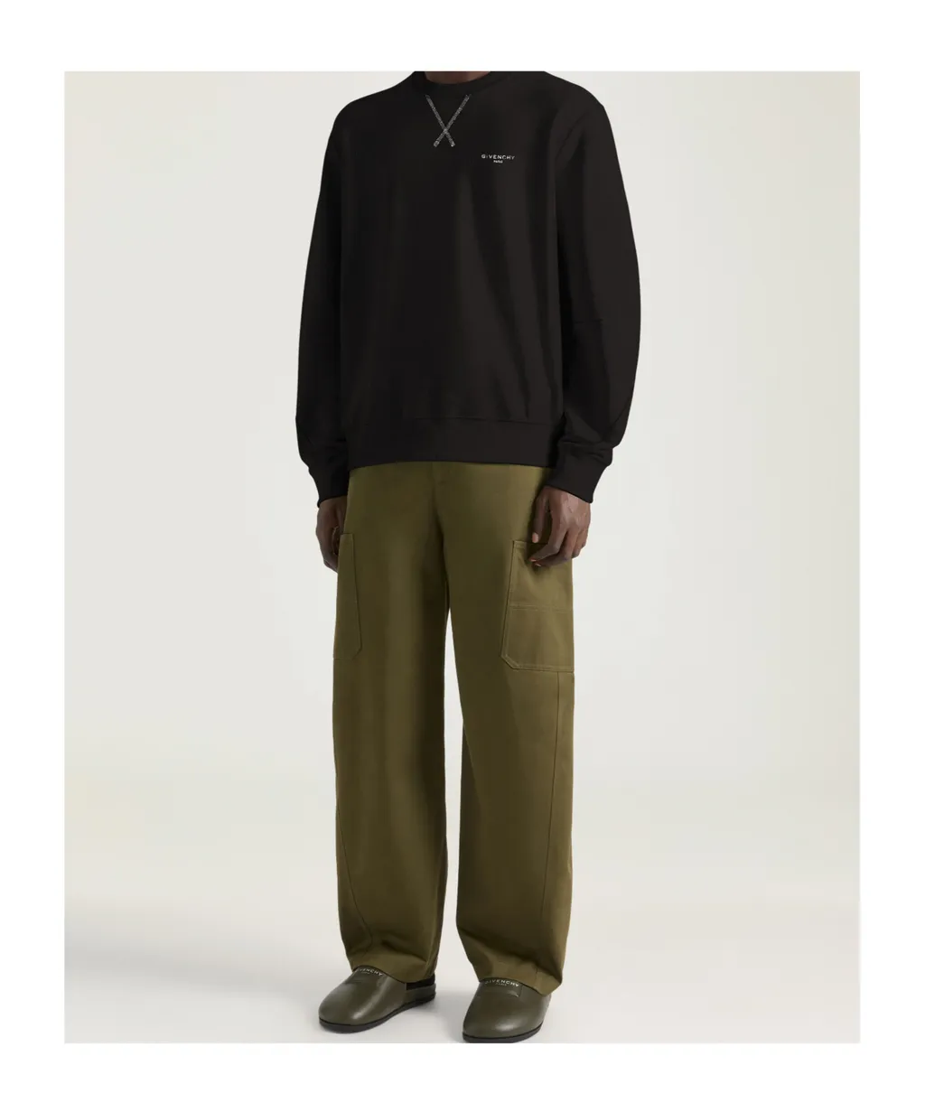 Givenchy Paris Couture Seam Crewneck Sweatshirt