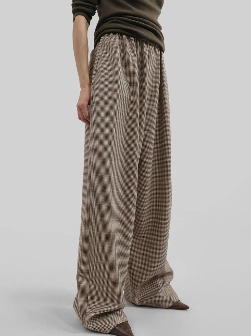 Elastic Waist Casual Pants