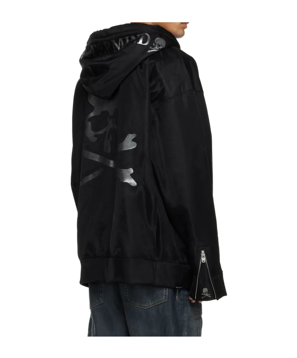 Sheer Multi-Layered Zipper Casual Jacket