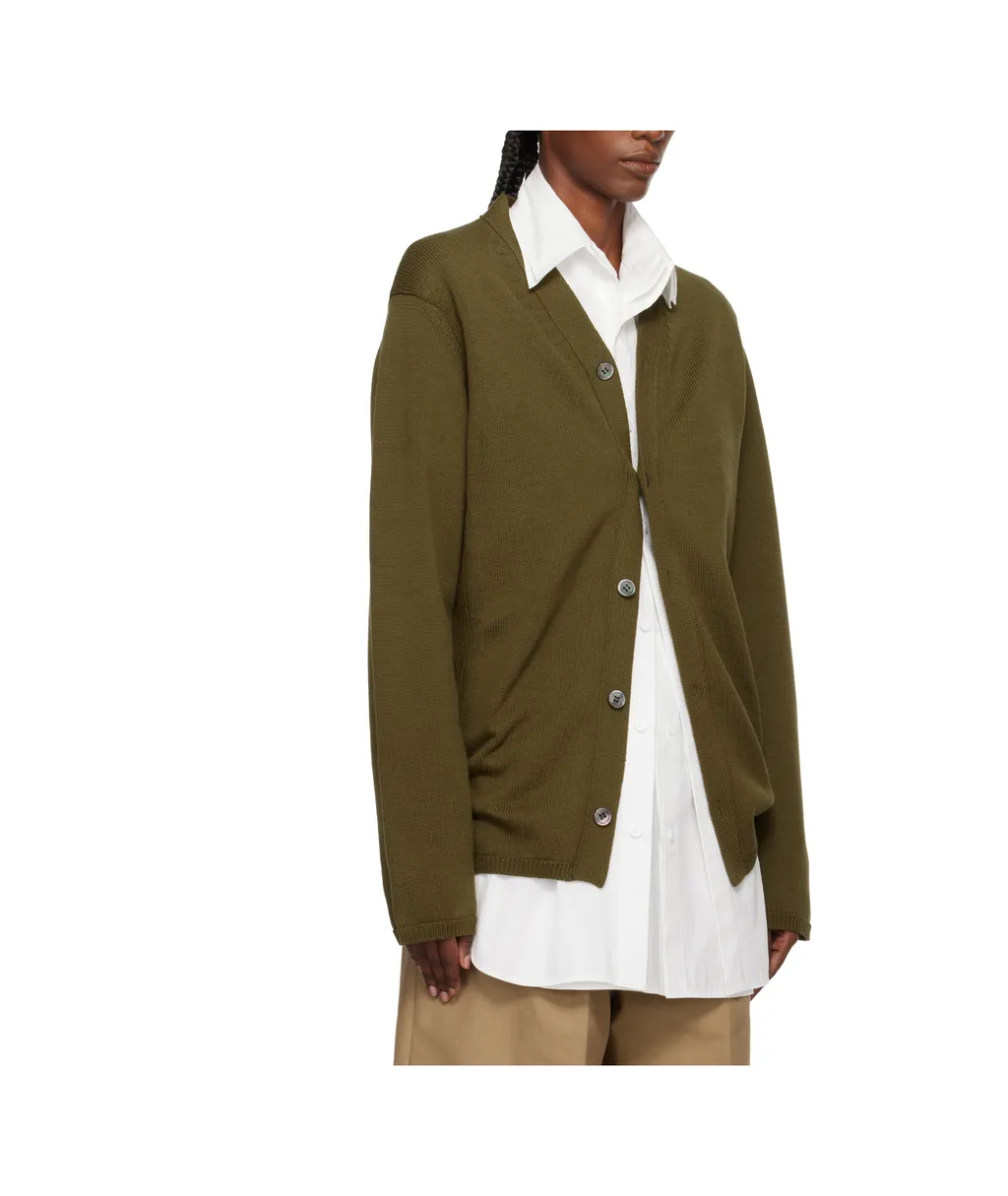 Cotton Jersey Cardigan