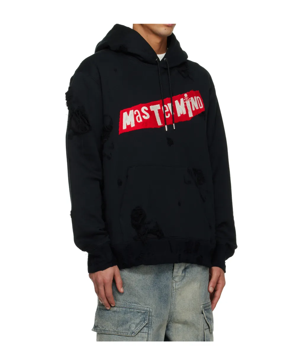 Distressed Logo Hoodie