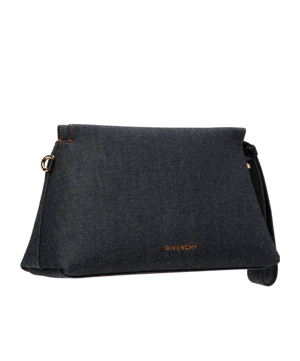 Denim Clutch Bag
